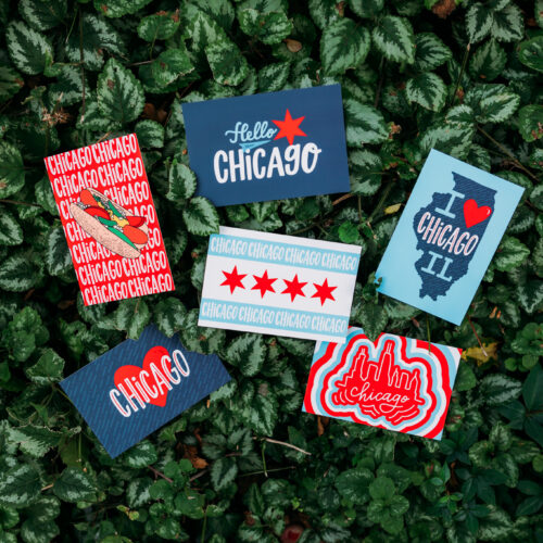 Chicago Style Postcard Set in Plants